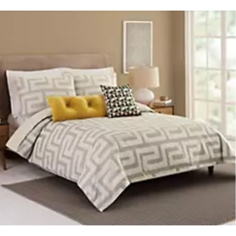 Kravet Tensho Jacquard 3 Piece Duvet Set Full/Queen Size - Picture 6 of 16